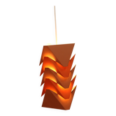 Mid Century Ekko Metal Pendant Lamp by Louis Weisdorf for Lyfa, Denmark, 19