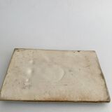 Glazed ceramic butter dish