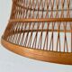 Unique Danish hanging lamp in the shape of a wooden cage, 1960s, Denmark.