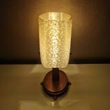 Lampe de table vintage avec capot en plastique années 70