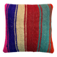 Housse de coussin kilim turc vintage, 40 x 40 cm
