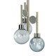 Space Age chandelier, Murano glass, 1970s, made in Italy