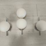 Vintage Ball wall lights, 1970s, set of 3