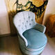 Armchair toad vintage blue duck