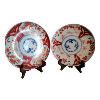 2 plates Imari XIXth century in perfect condition