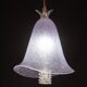 Elegant Barovier e Toso Lantern in Bubble Glass with a Rostrato glass element