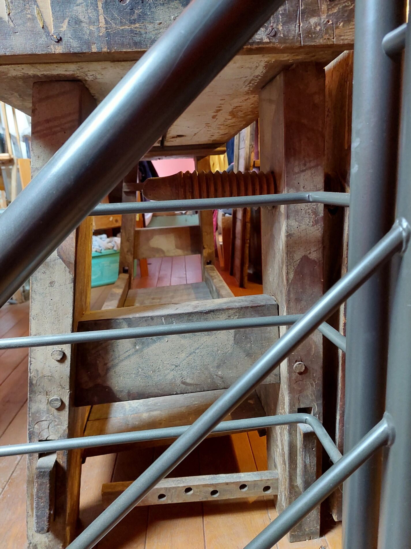 former carpenter's workbench