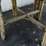 3 bistro armchairs stamped Drucker