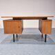 Vintage teak veneer desk from the 1960s