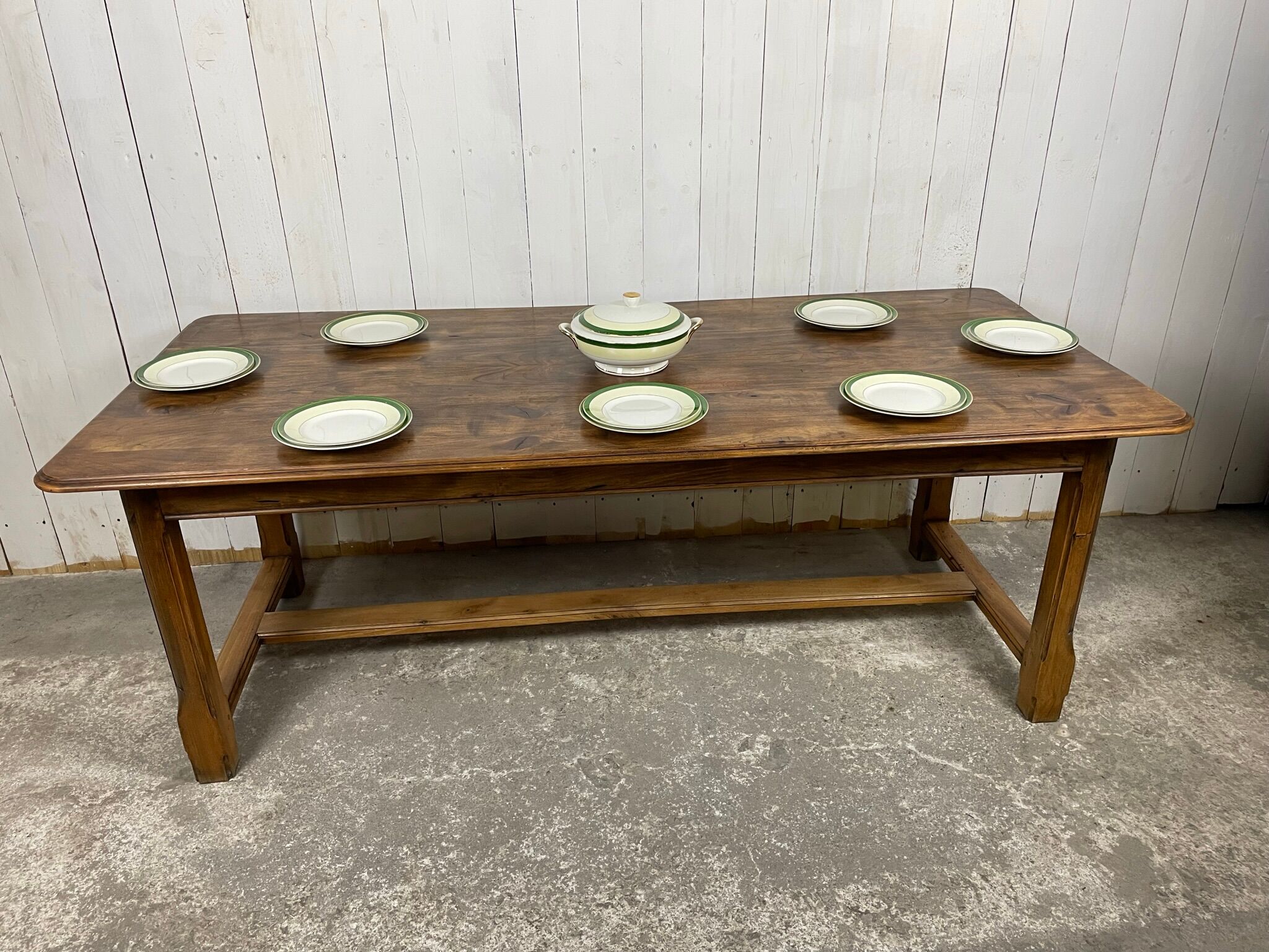 Walnut farmhouse table