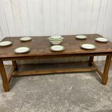Walnut farmhouse table