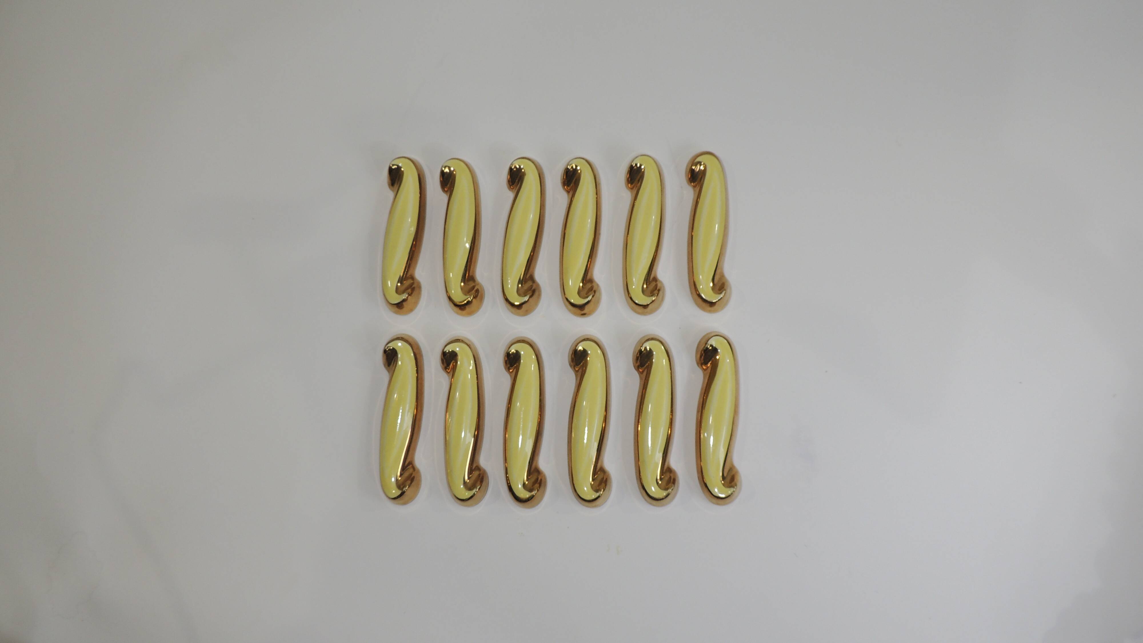 set of 12 Ceramic Knife Holders / vintage art deco