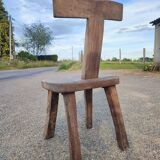 Brutalist chair "T"