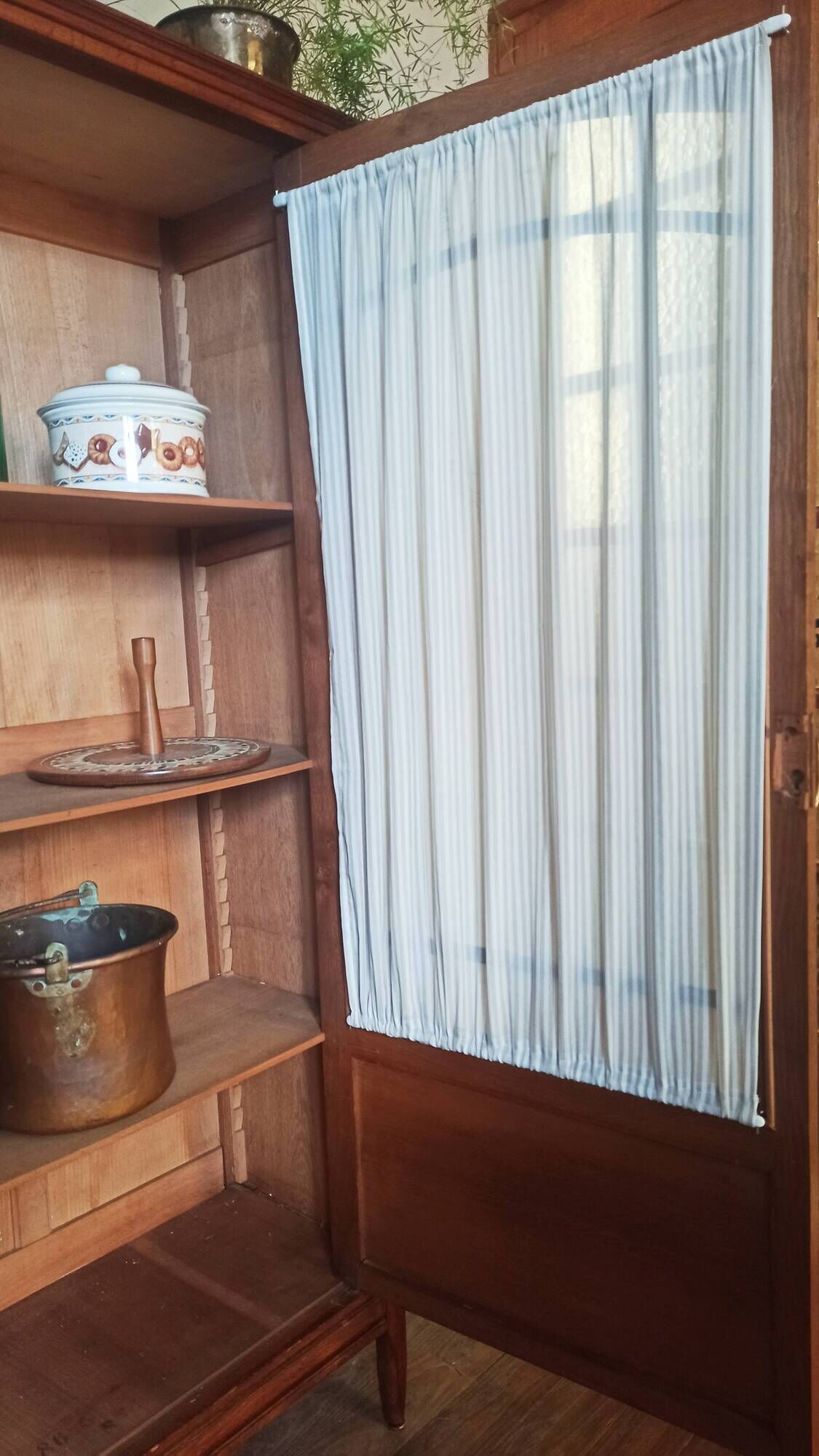 Art Deco bonnetière wardrobe in wood