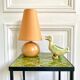 Wooden ball lamp