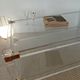 Large Hollywood Regency coffee table Lucite Brass double top 70s