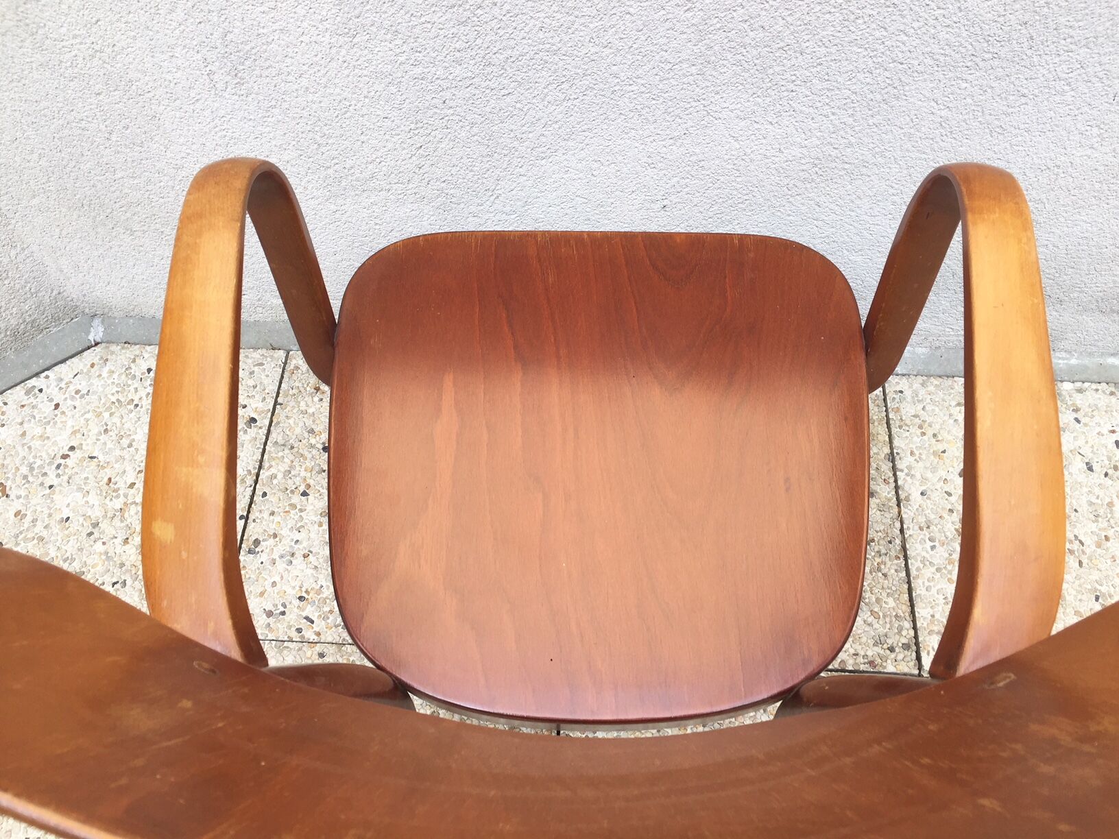 Fritz Hansens beech armchair