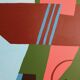 Original abstract on canvas "clarity" 100x81Cm
