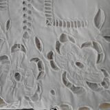 Embroidered linen old cloth