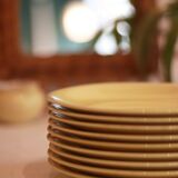 Yellow Longchamp plates 1950