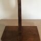 Hanging oak shelf