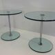 Italian Mid Century Chromed Metal And Glass Coffee Table, 1970s