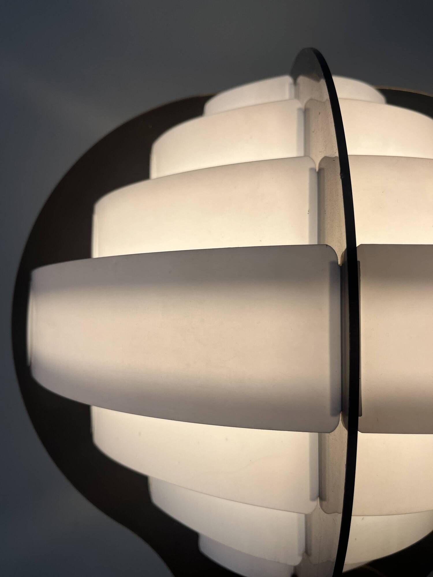 Space age design lamp in plexiglass by Flemming Brylle and Preben Jacobsen, Denmark 1960s
