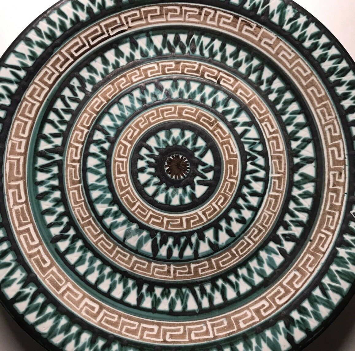 Round dish R.P. Robert Picault Vallauris vintage