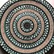 Round dish R.P. Robert Picault Vallauris vintage