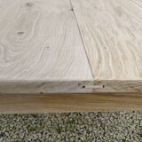 Solid oak farmhouse table 220 X 80 cm