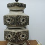Double lighting ceramic lamp stand
