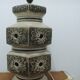 Double lighting ceramic lamp stand
