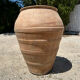 Ancient terracotta pottery jar
