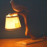 Wooden bird lamp 1940