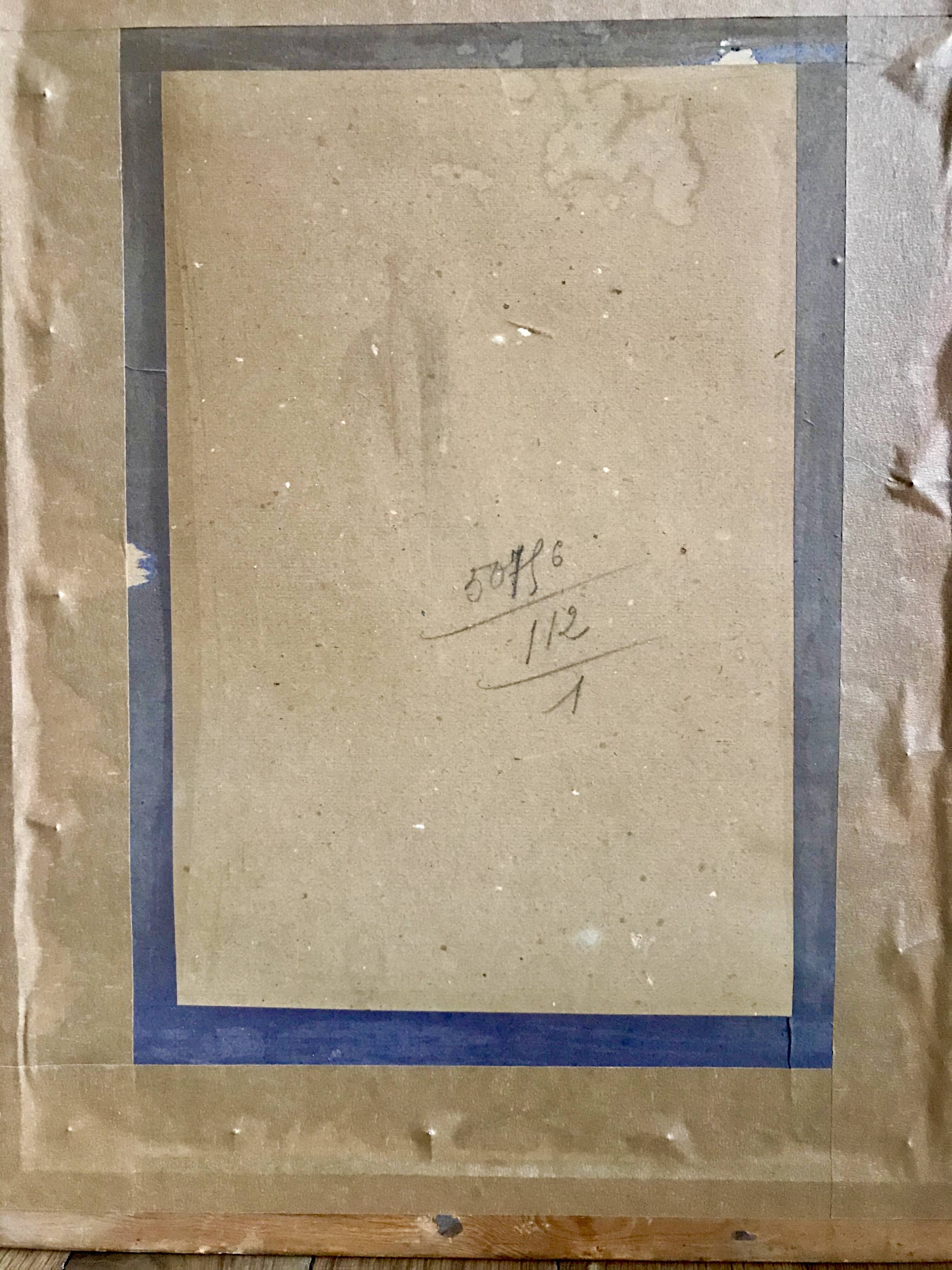 wooden and gilded stucco mirror early 20th century