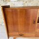 Oak storage unit, splayed legs circa 1950s