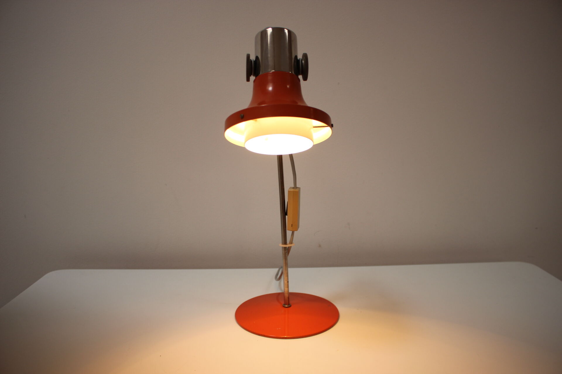 Vintage Table Lamp by Pavel Grus for Kamenický Šenov, Czechoslovakia, 1960's