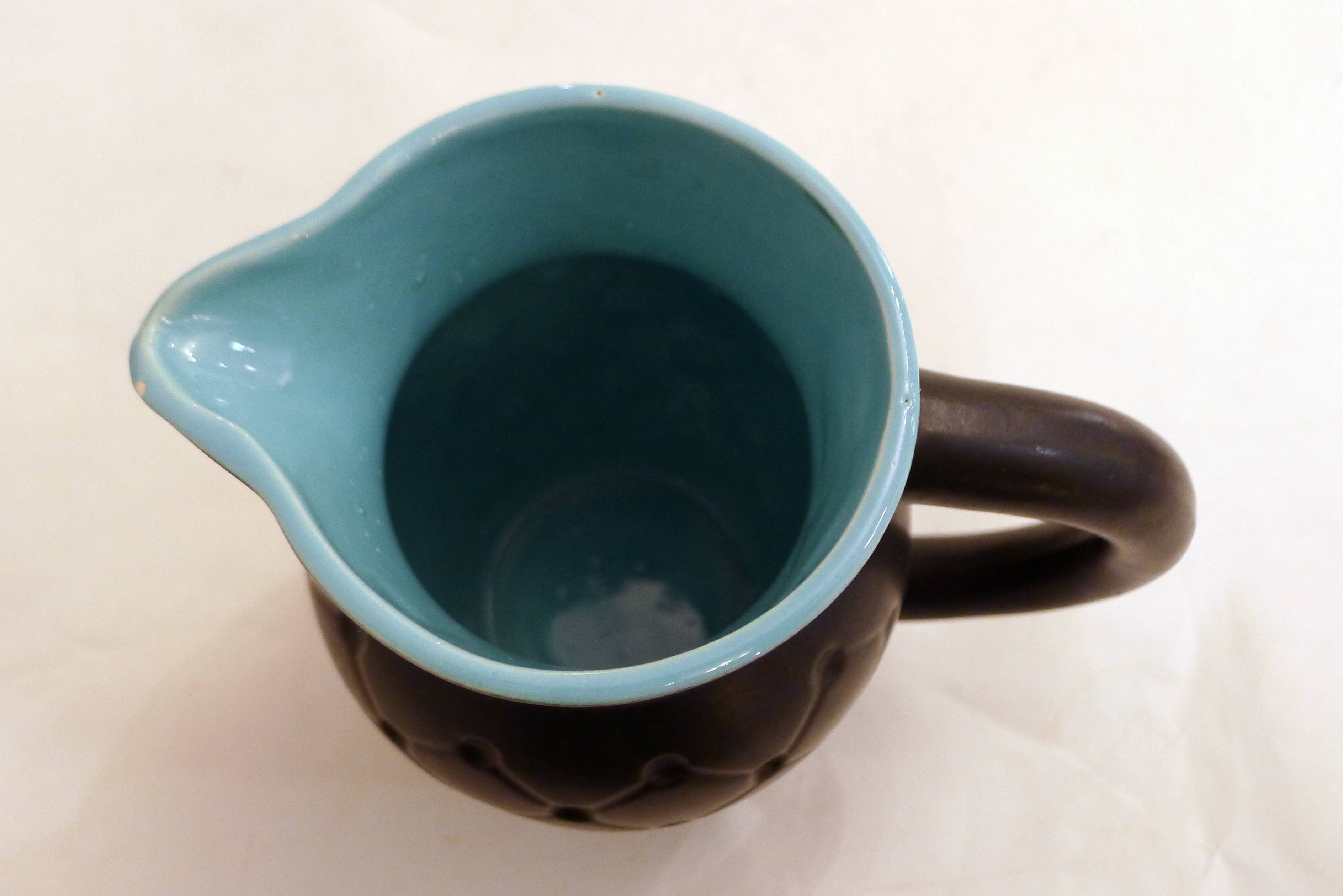 Pitcher "Net" 1950s by Poet-Laval France