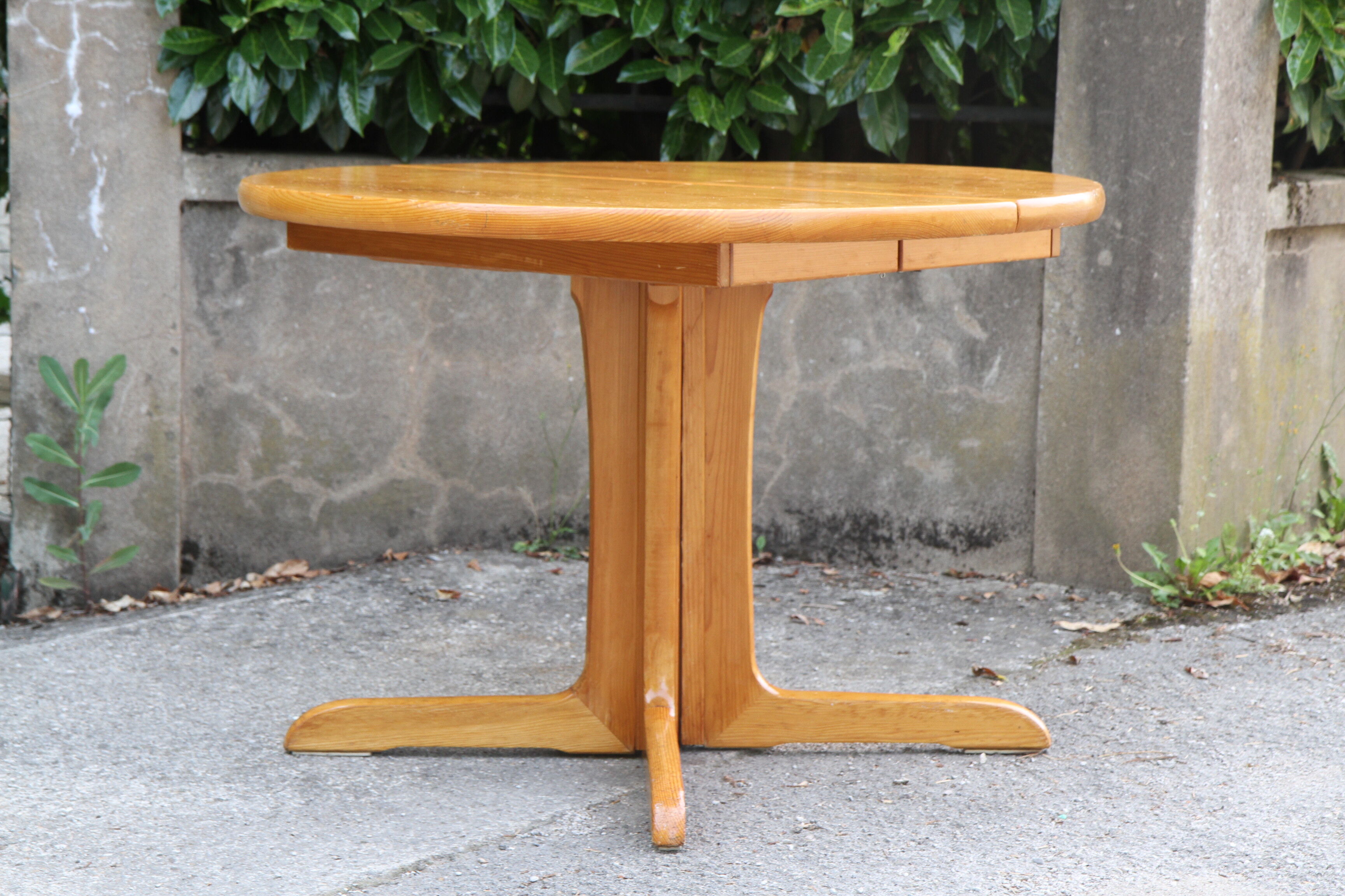 200cm pine expandable dining table