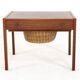 Danish sewing box / side table