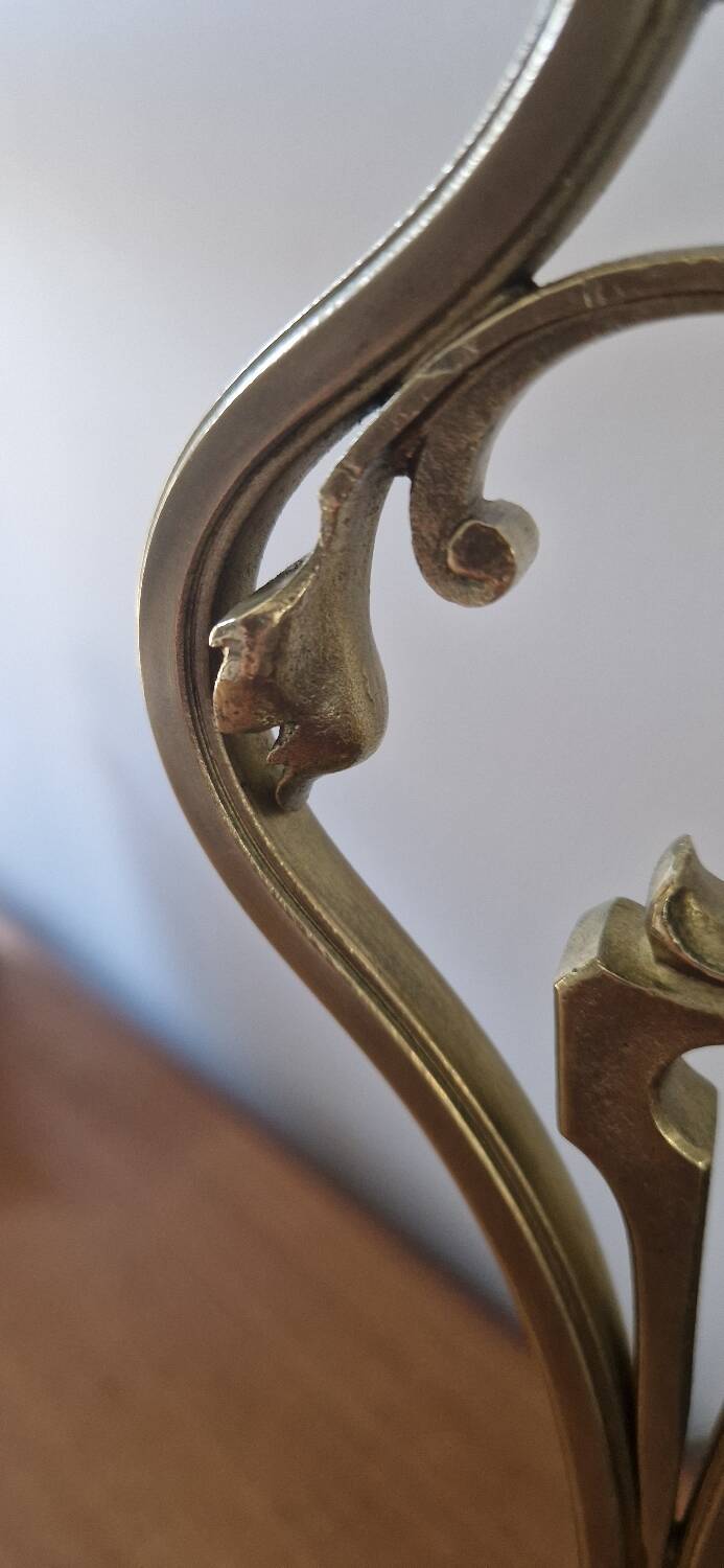 Art Nouveau style lamp by Müller Frères