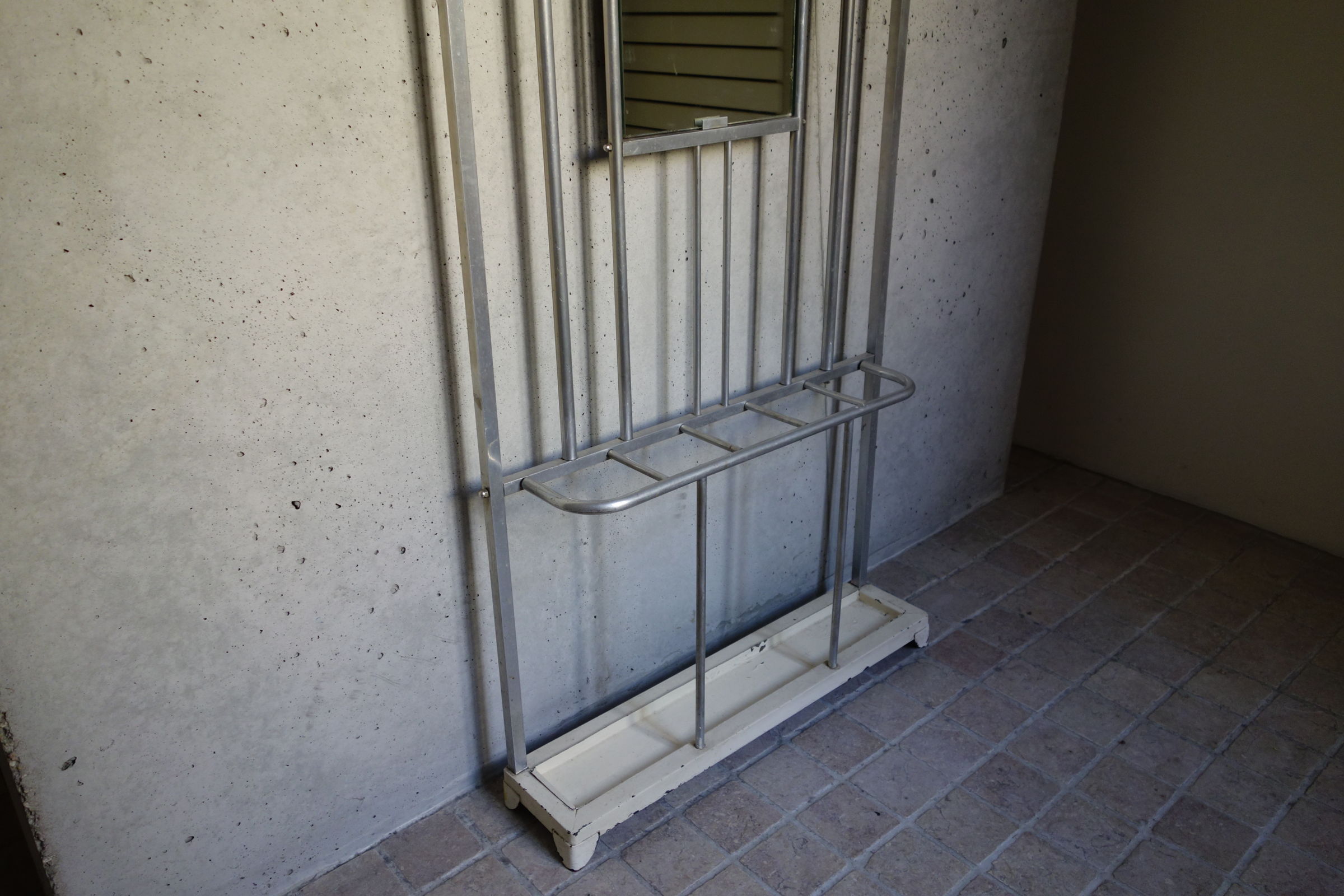 Door coat wardrobe ALU years 50 60