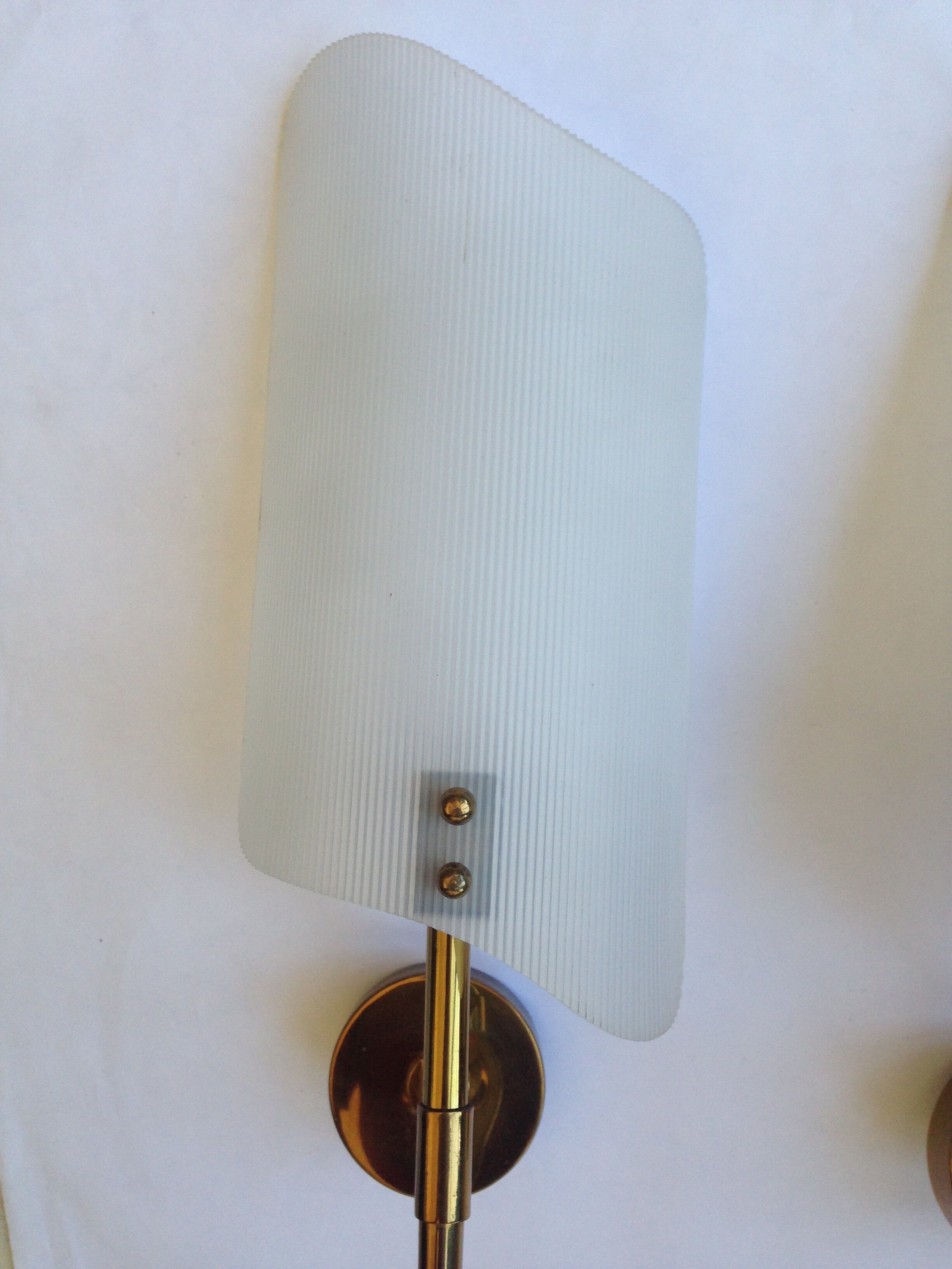Pair of XXL wall lights Maison Arlus 1950