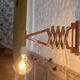 Accordion wall light.