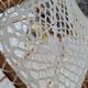 Rattan flower suspension and hook