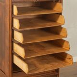 Unique Art Deco tambour cabinet from the 1930s