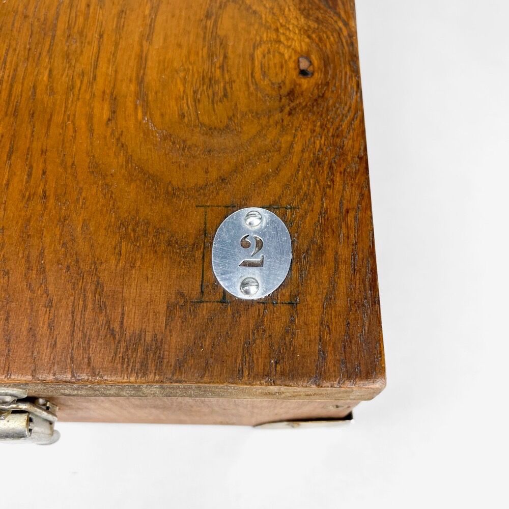 Wooden coin box 70s
