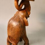 Elephant stool pedestal table