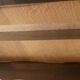 Oak desk and oak veneer with a large Louis XV style drawer