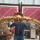 Large Louis XVI mercury mirror